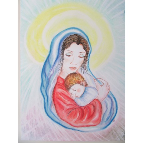 Madonna con il Bambino piena di luce